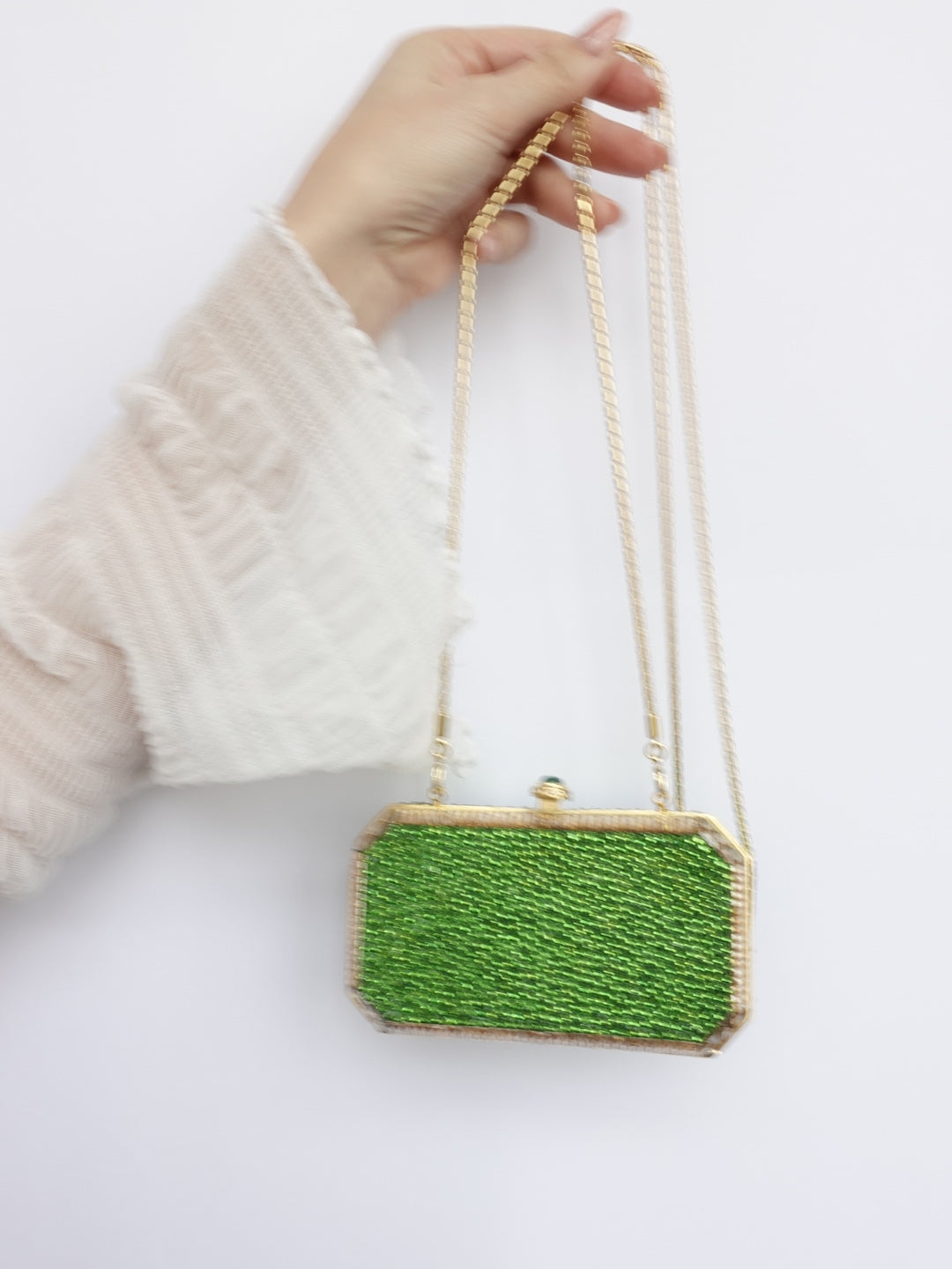 Royal Green Clutch