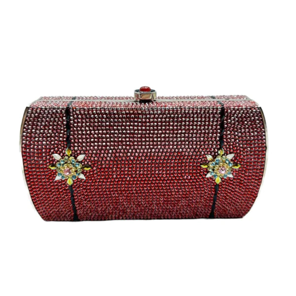 Red Flower Clutch