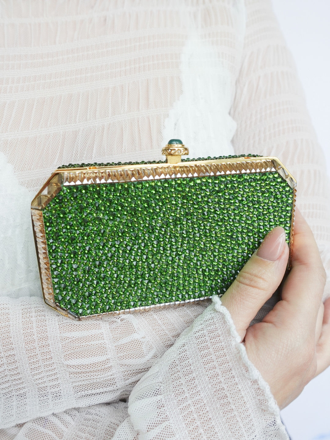 Royal Green Clutch